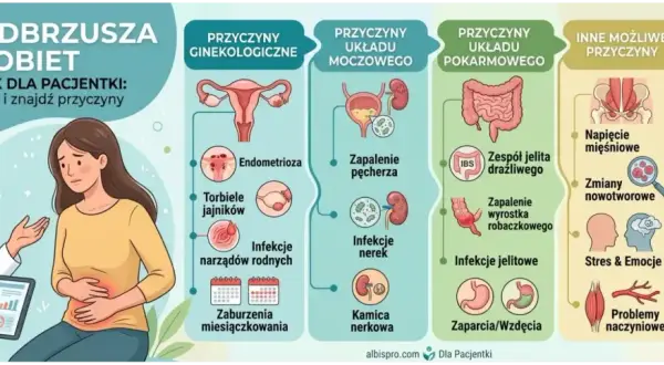 Ból pęcherza od jelit może być objawem problemów z układem pokarmowym, np. zespołu jelita drażliwego. Infekcje jelitowe lub zaparcia mogą wywoływać dyskomfort.