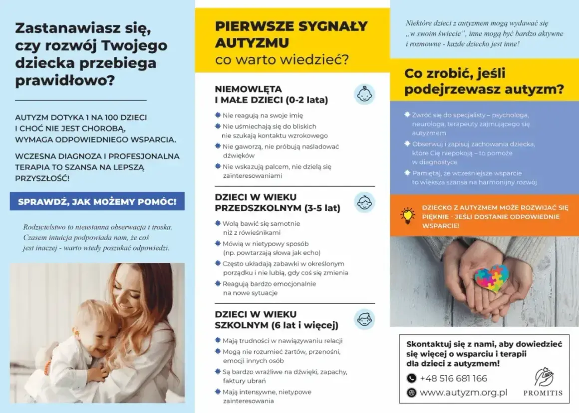 Wczesna diagnoza autyzmu jest kluczowa. Sprawdź pierwsze sygnały i dowiedz się, jak uzyskać wsparcie. Test ADHD online może pomóc w ocenie.